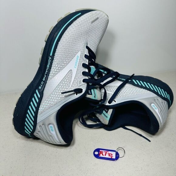 Brooks Adrenaline GTS 22 Low Grey/Peacoat 9,5B - Picture 1 of 8